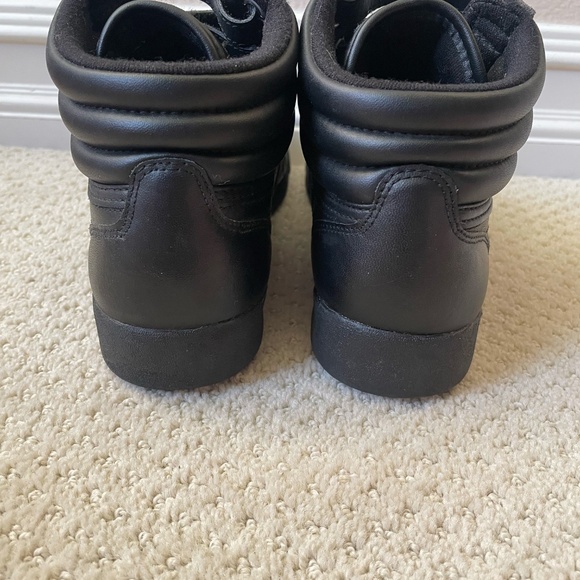 Reebok Classic High Top Sneakers – Black, Upgraded Laces - Picture 3 of 5